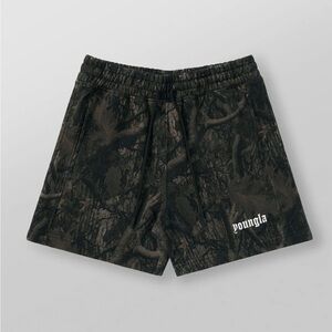 YoungLA camo shorts tree camo cotton Shorts medium